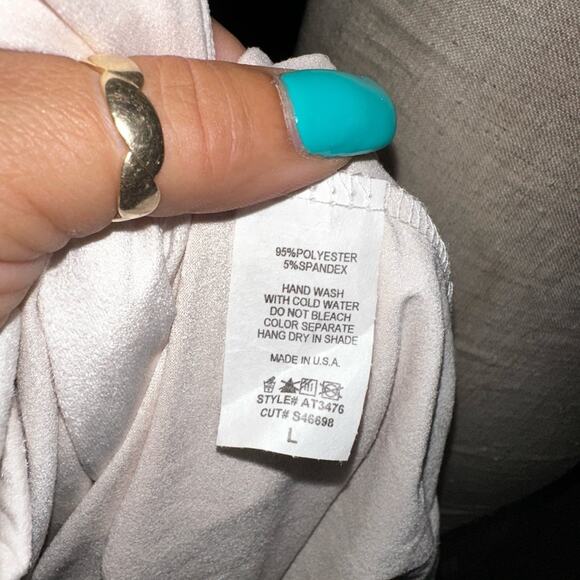 FASHION NOVA long cardigan sweater cream soft spandex belted size large - Picture 8 of 8